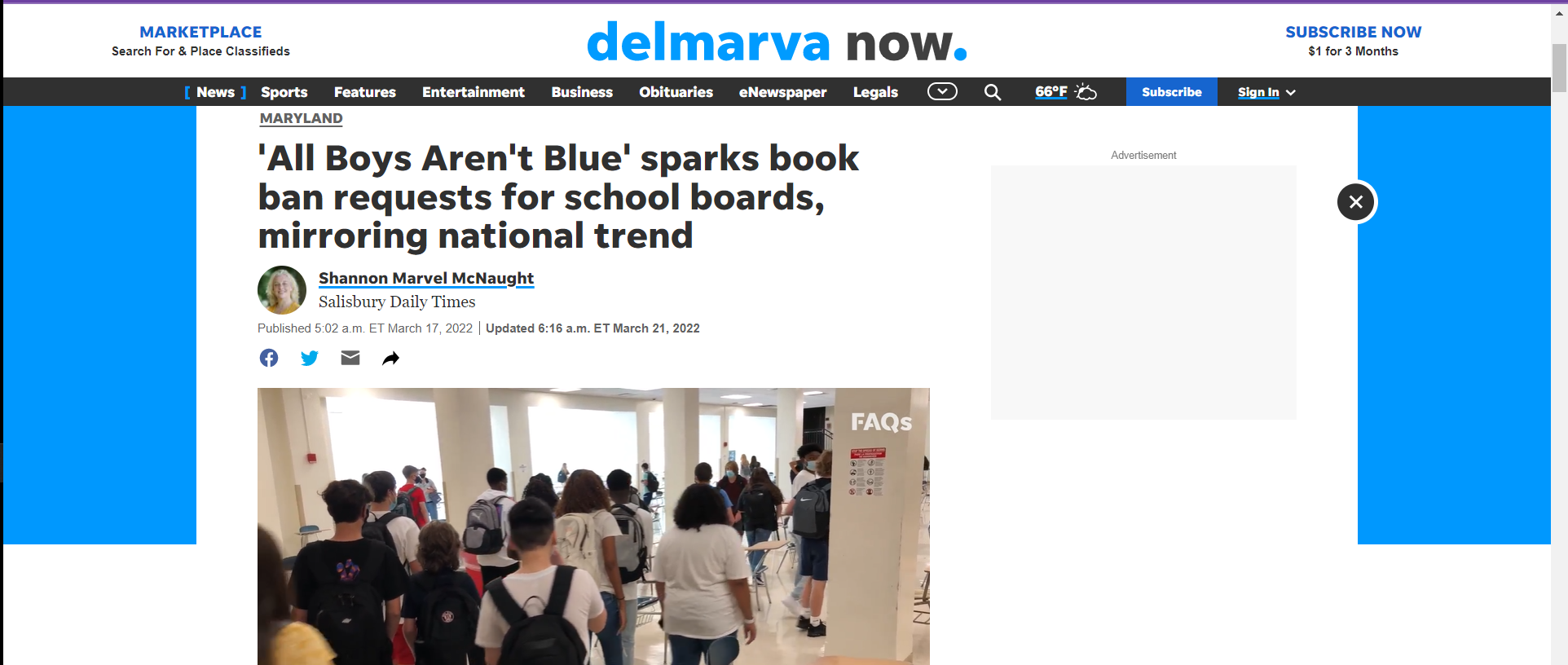 'All Boys Aren't Blue' sparks book ban requests for school boards, mirroring national trend